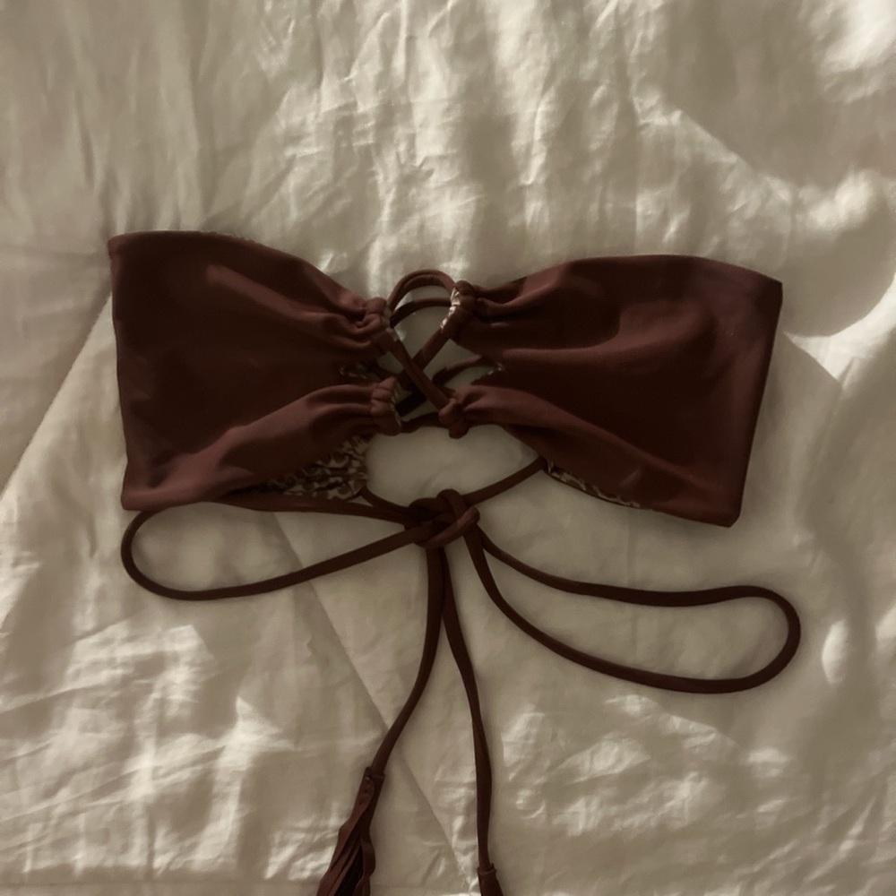 Maroon Acacia Swimwear Lumahai Top